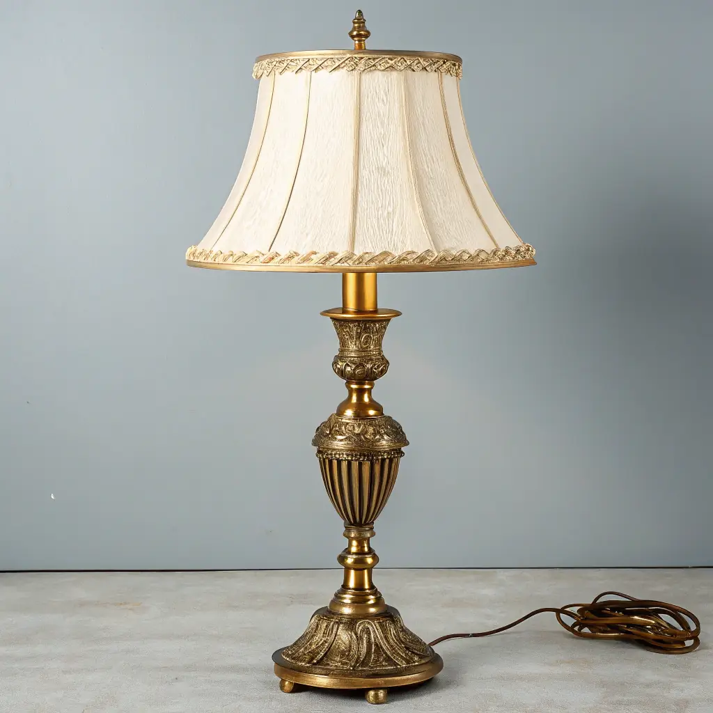 Vintage Brass Table Lamp