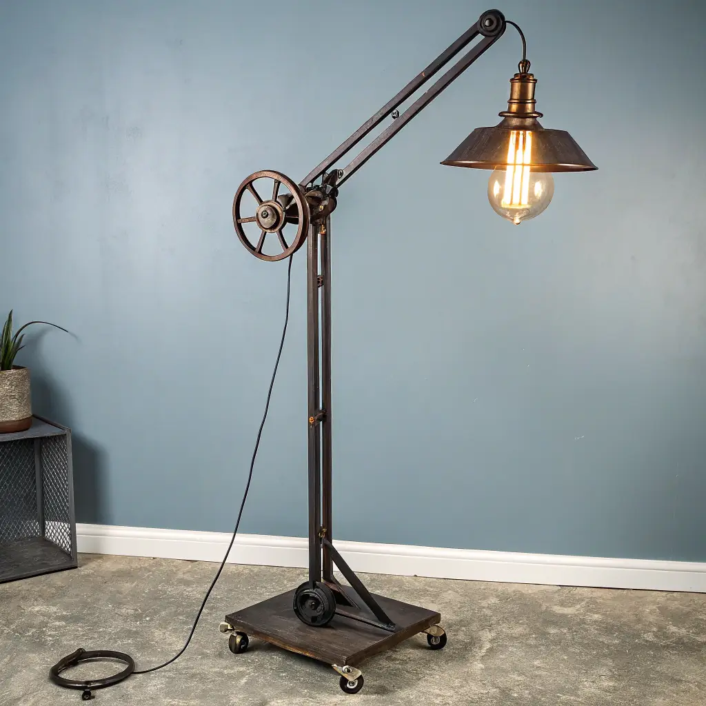 Industrial Style Floor Lamp